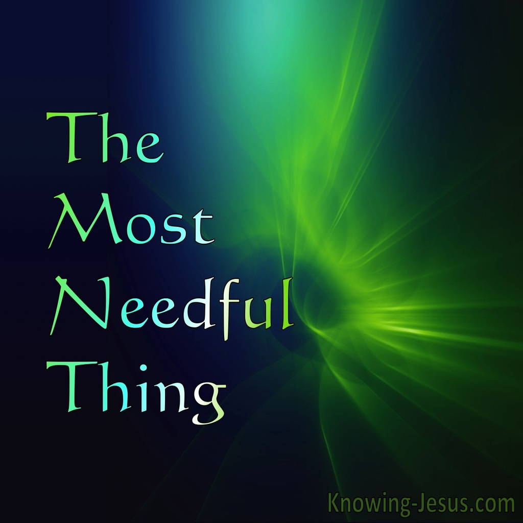 The Most Needful Thing (devotional)06-27 (blue)